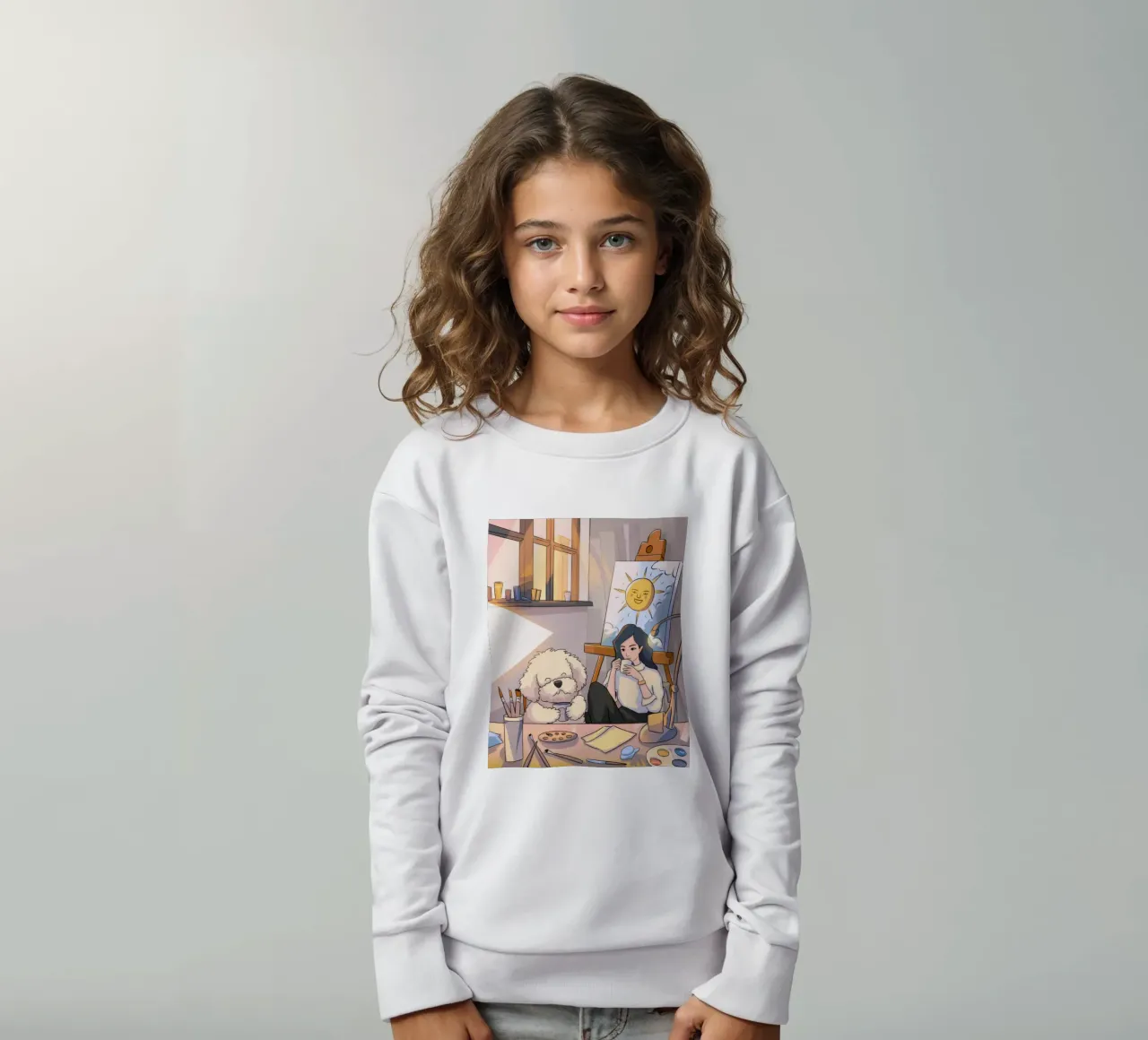 Compagnia artistica felpa bambino da Timeless Huse
