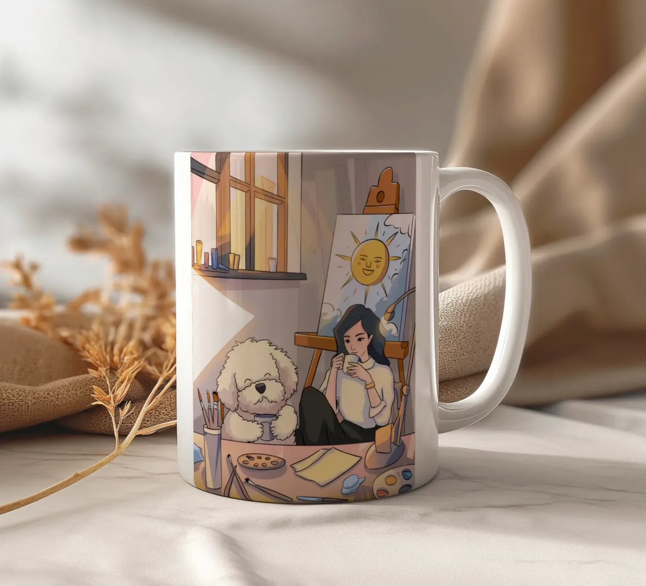 Compagnia artistica tazza in ceramica da Timeless Huse