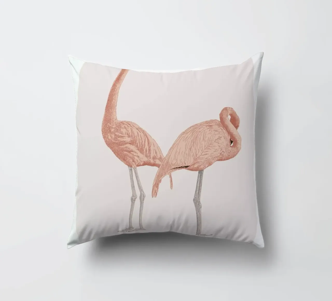 Pink Flamingos cuscino da Flora & Fauna