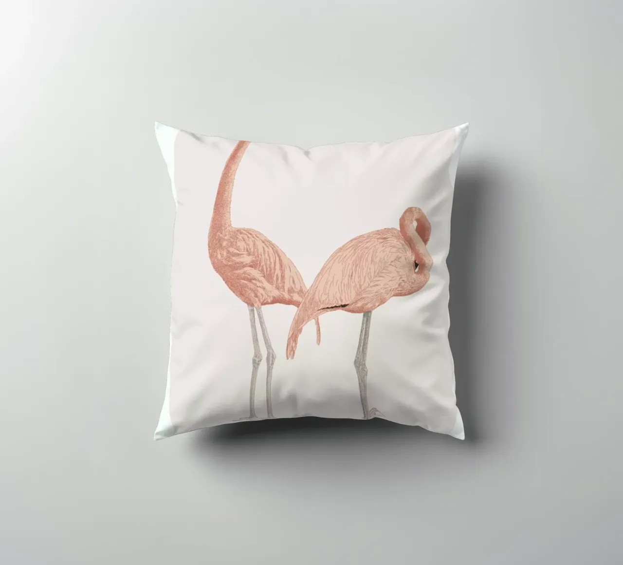 Pink Flamingos cuscino da Flora & Fauna