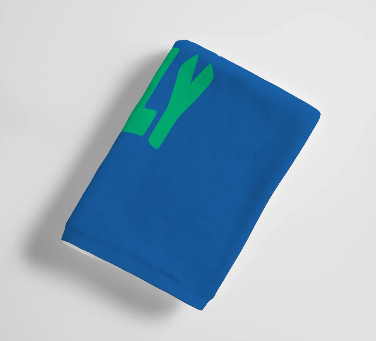 Good Vibes Only Roze Groen Blauw en Wit Typografie Print badhanddoek van THE MOTIVATED TYPE