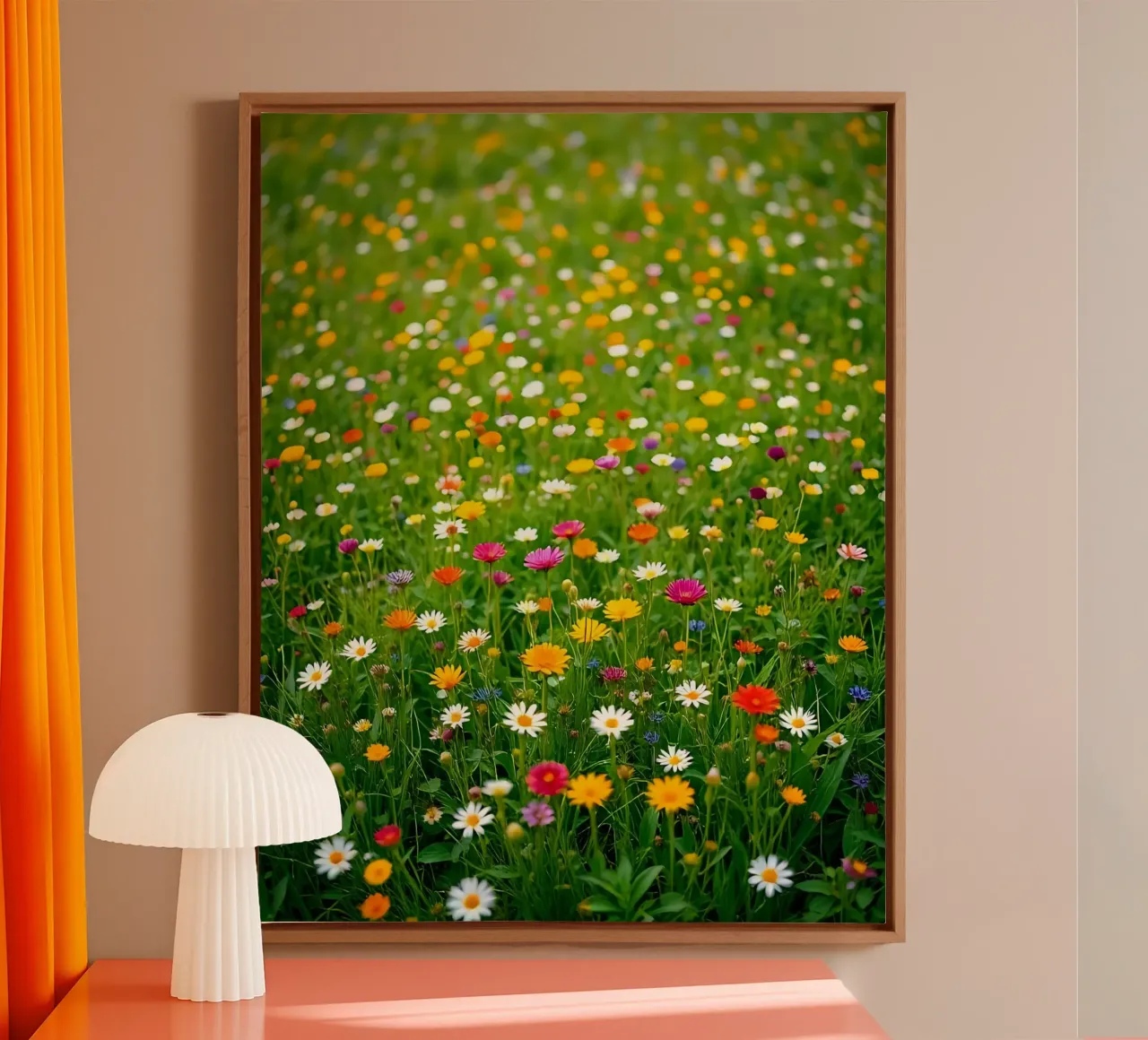 Bloem weide_stijl_A_2 canvas van Farb- und Blütenzauber by LK