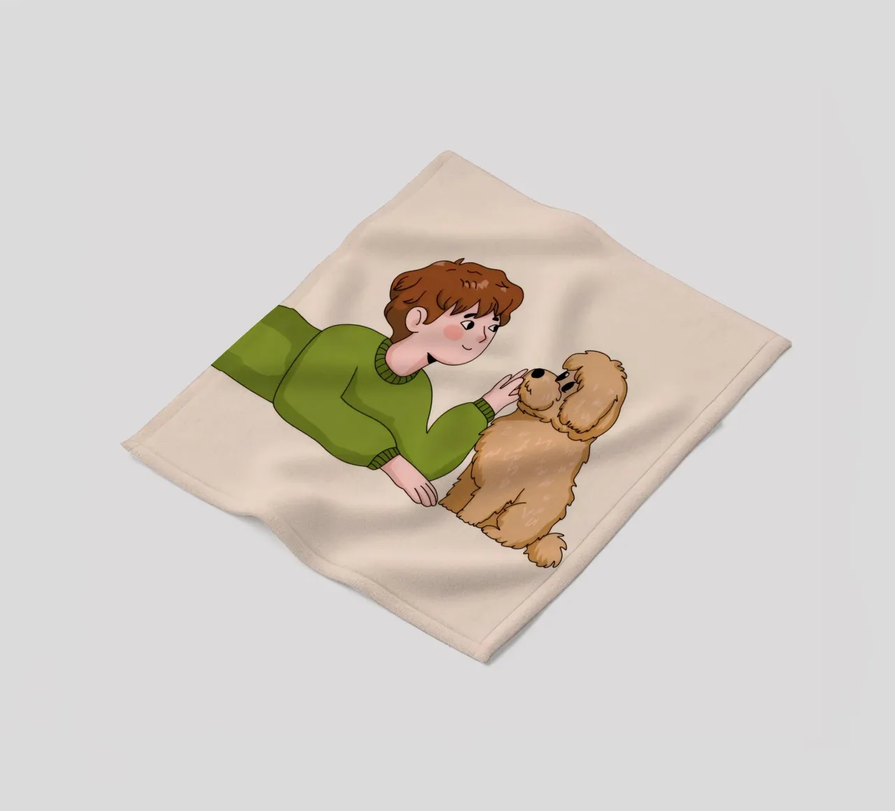 Tenero amore di cucciolo coperta in pile da Timeless Huse