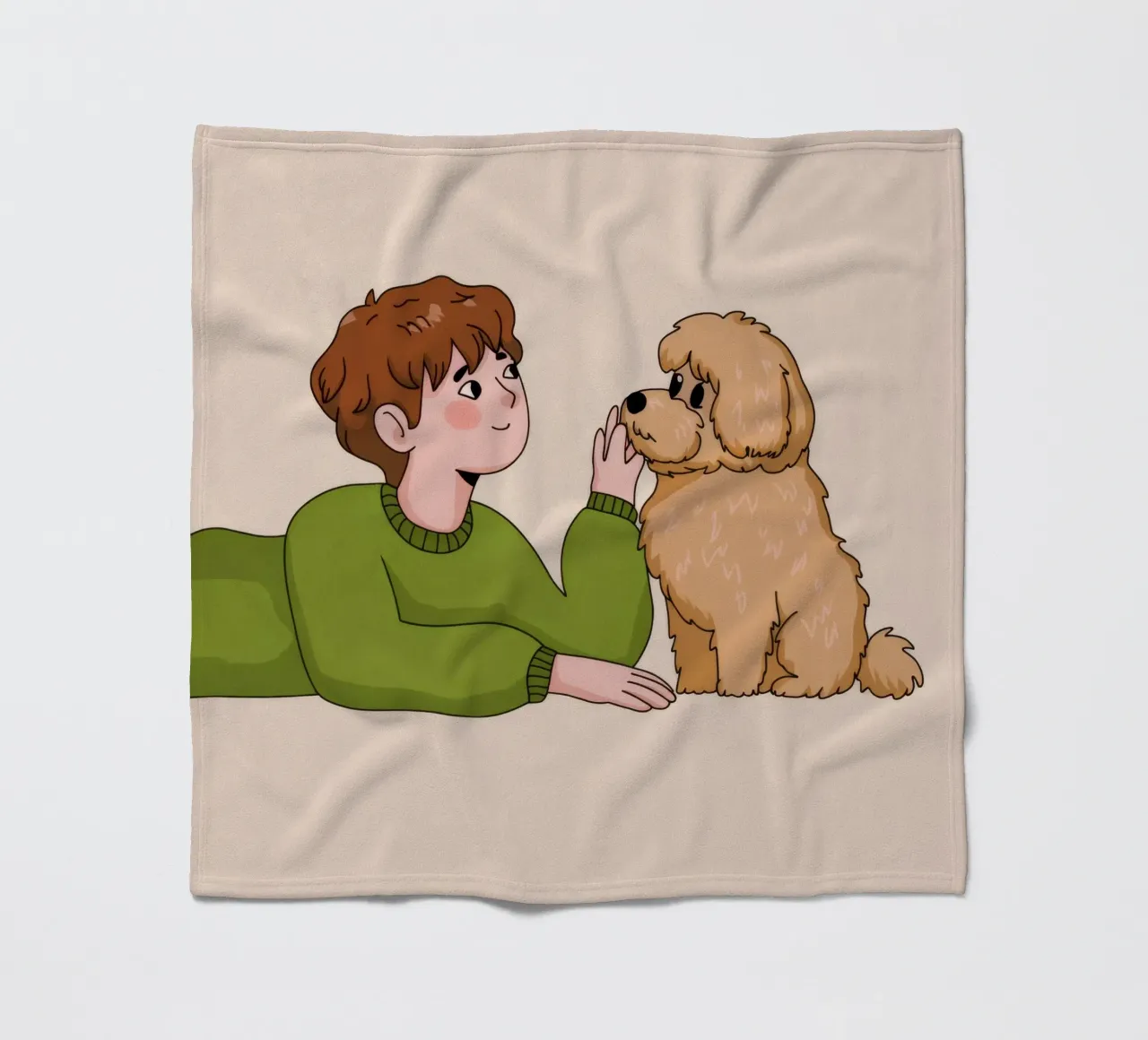 Tenero amore di cucciolo coperta in pile da Timeless Huse