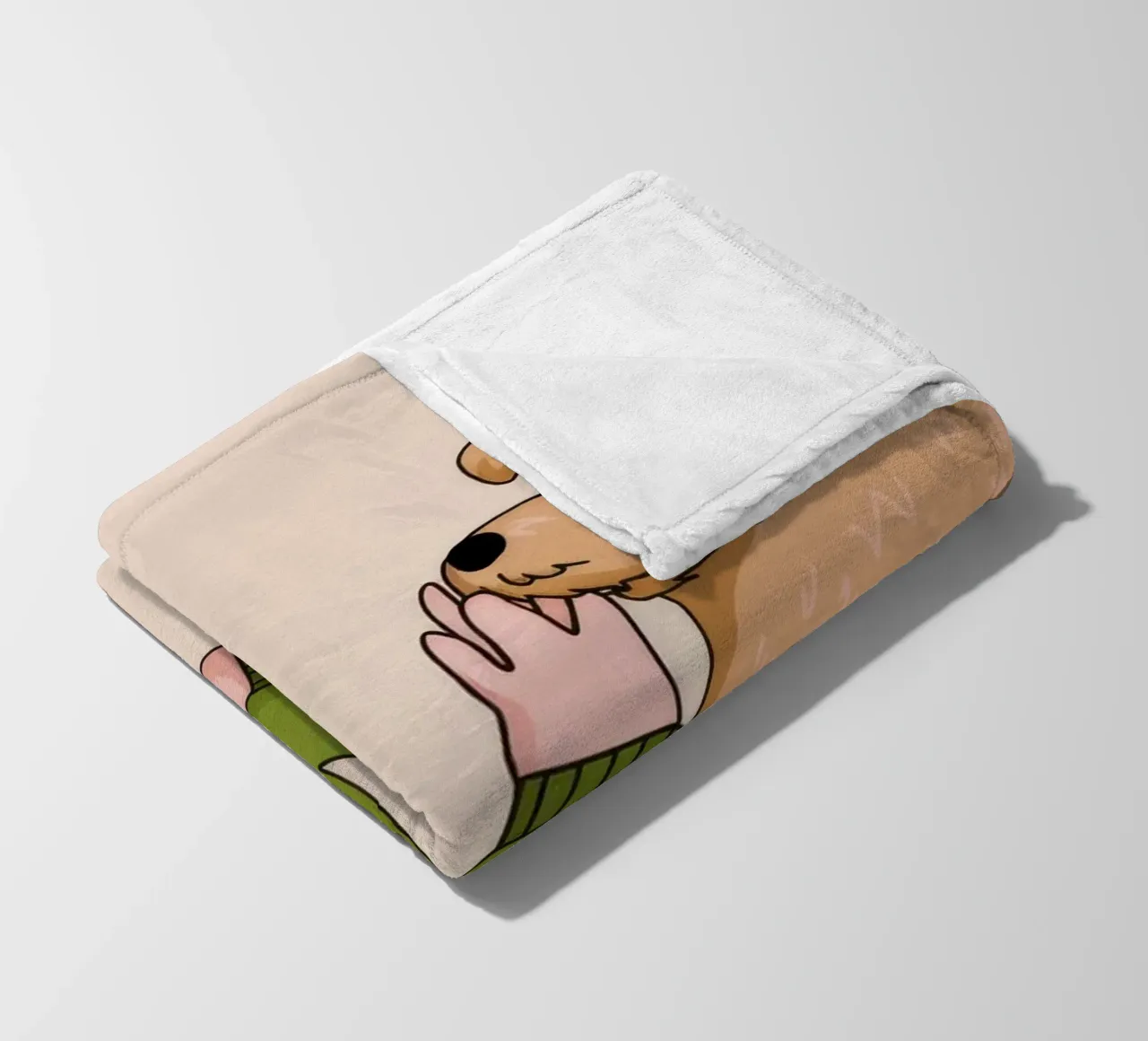 Tenero amore di cucciolo coperta in pile da Timeless Huse
