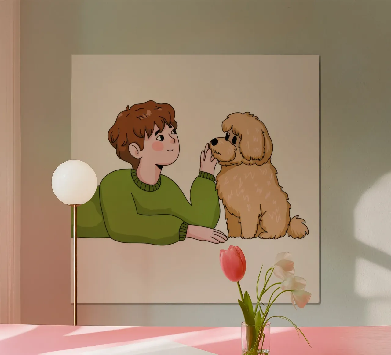 Tenero amore di cucciolo carta hahnemühle da Timeless Huse