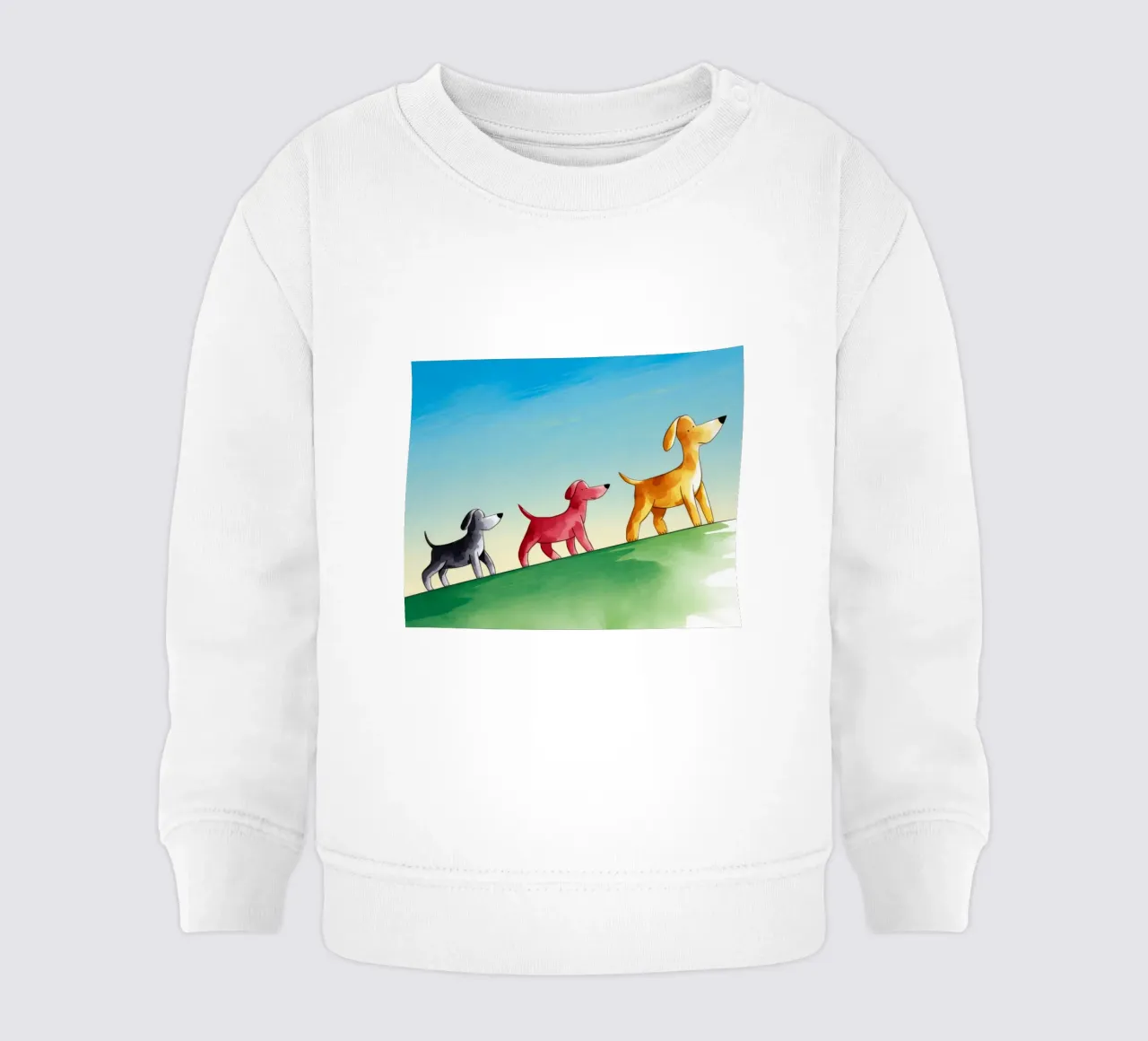 Vibrant Canine Parade sweat pour bébé de Timeless Huse