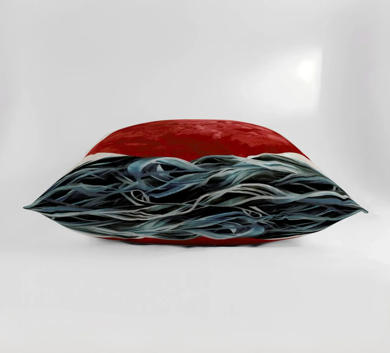 Sunrise in Japan decorative cushion by Ruben Ireland