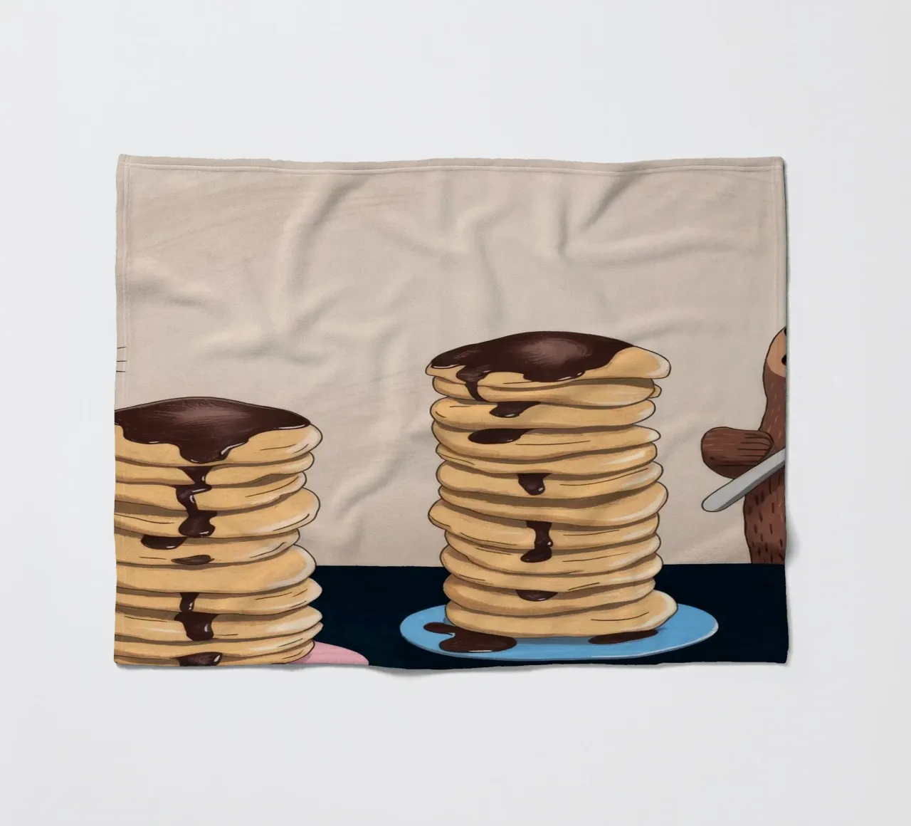 Delizia della torre di pancake coperta in pile da Timeless Huse