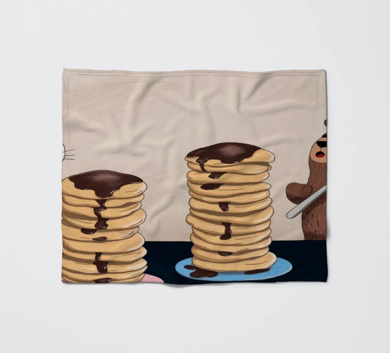 Delizia della torre di pancake coperta in pile da Timeless Huse