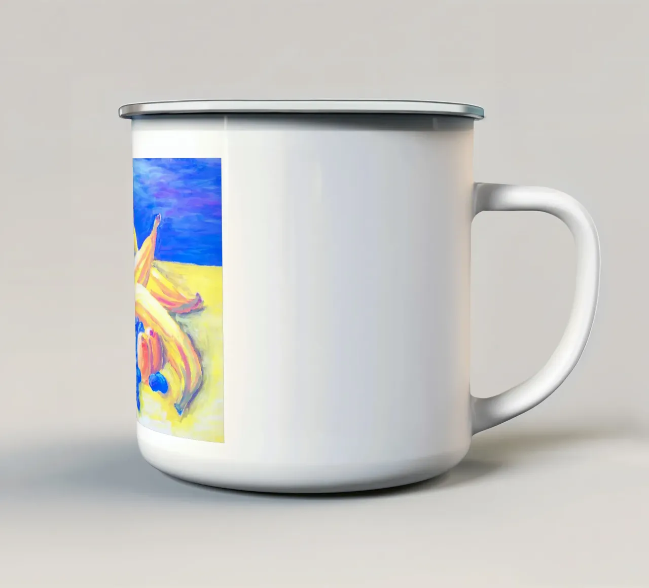 Eat more fruits! tazza in smalto da sum2proveDesign