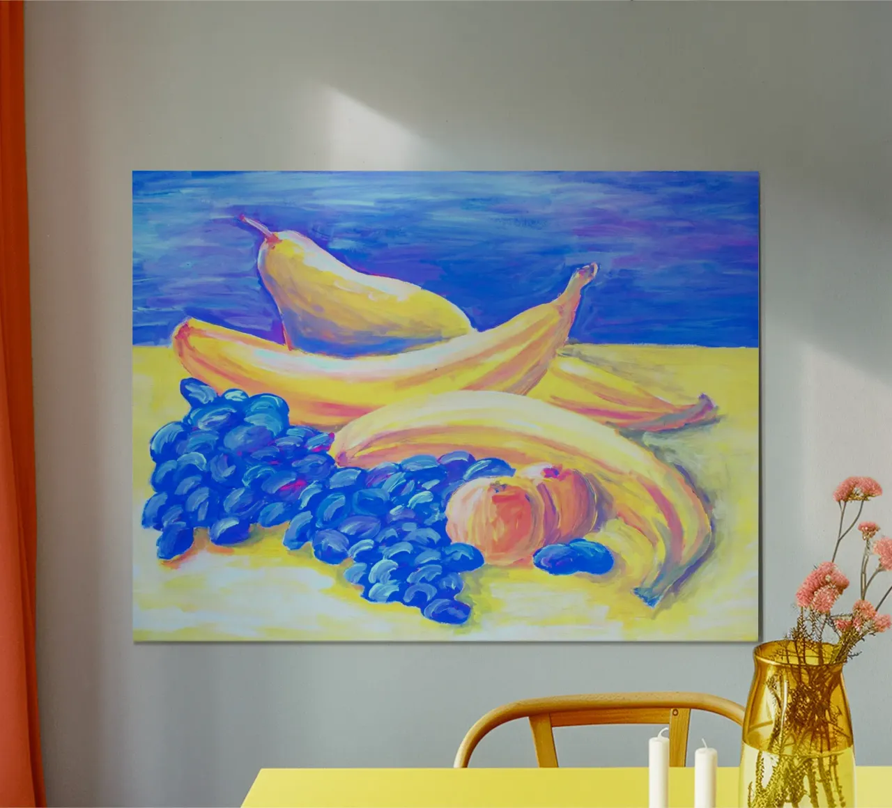 Eat more fruits! poster con telaio in alluminio da sum2proveDesign