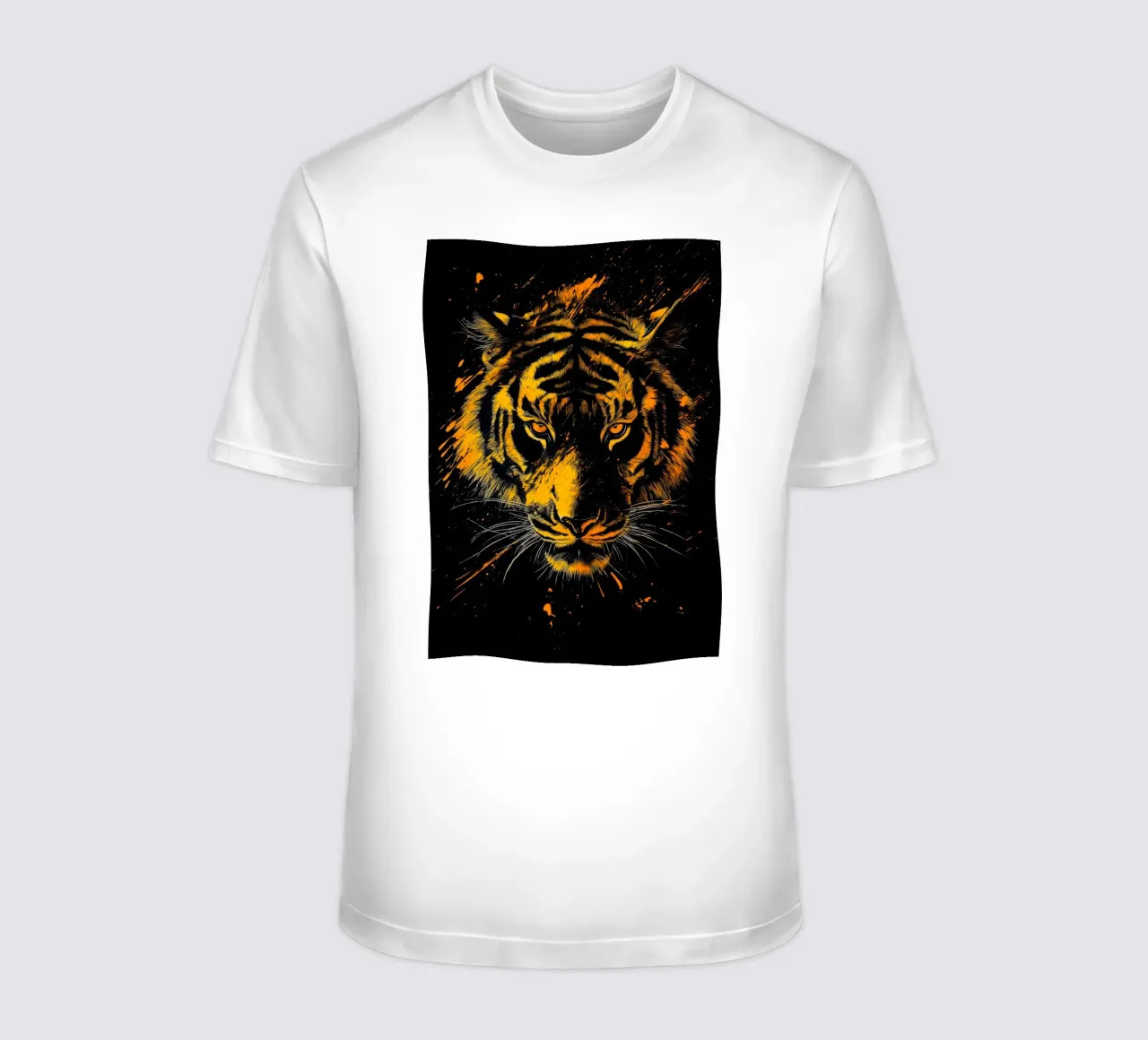 Tigre d'or t-shirt de Justyna Jaszke JBJart