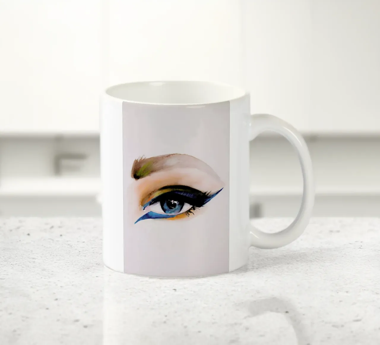 Single Eye tazza in ceramica da Leigh Viner