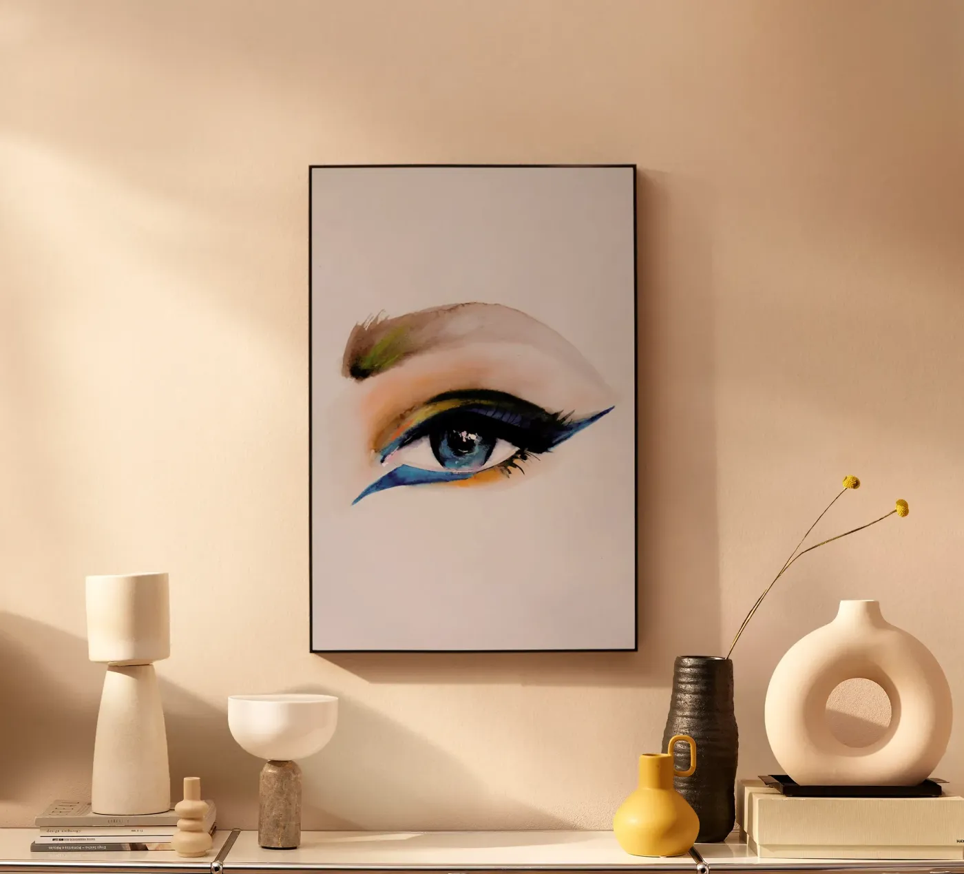 Single Eye Acryl-Glas von Leigh Viner