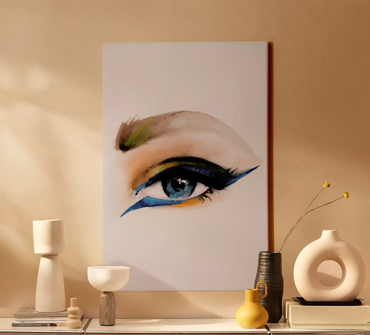 Single Eye canvas van Leigh Viner
