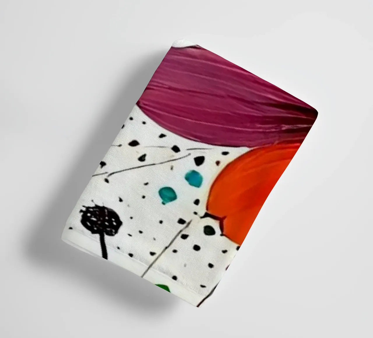 Bloem weide_stijl_B_2 badhanddoek van Farb- und Blütenzauber by LK