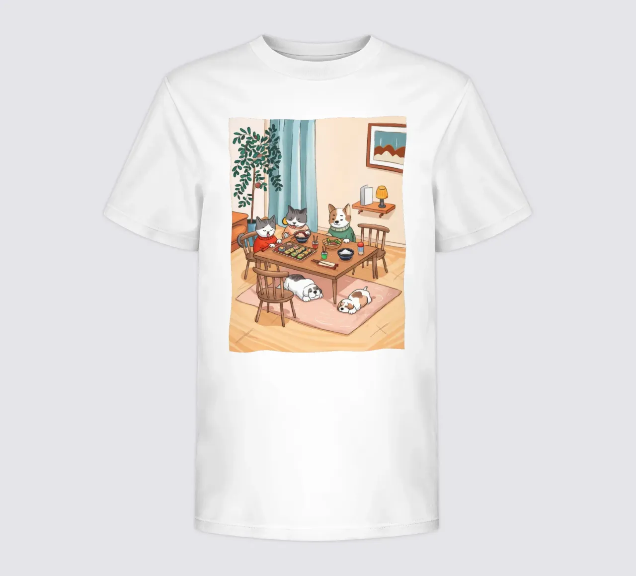 Accogliente cibo per felini t-shirt bambini da Timeless Huse