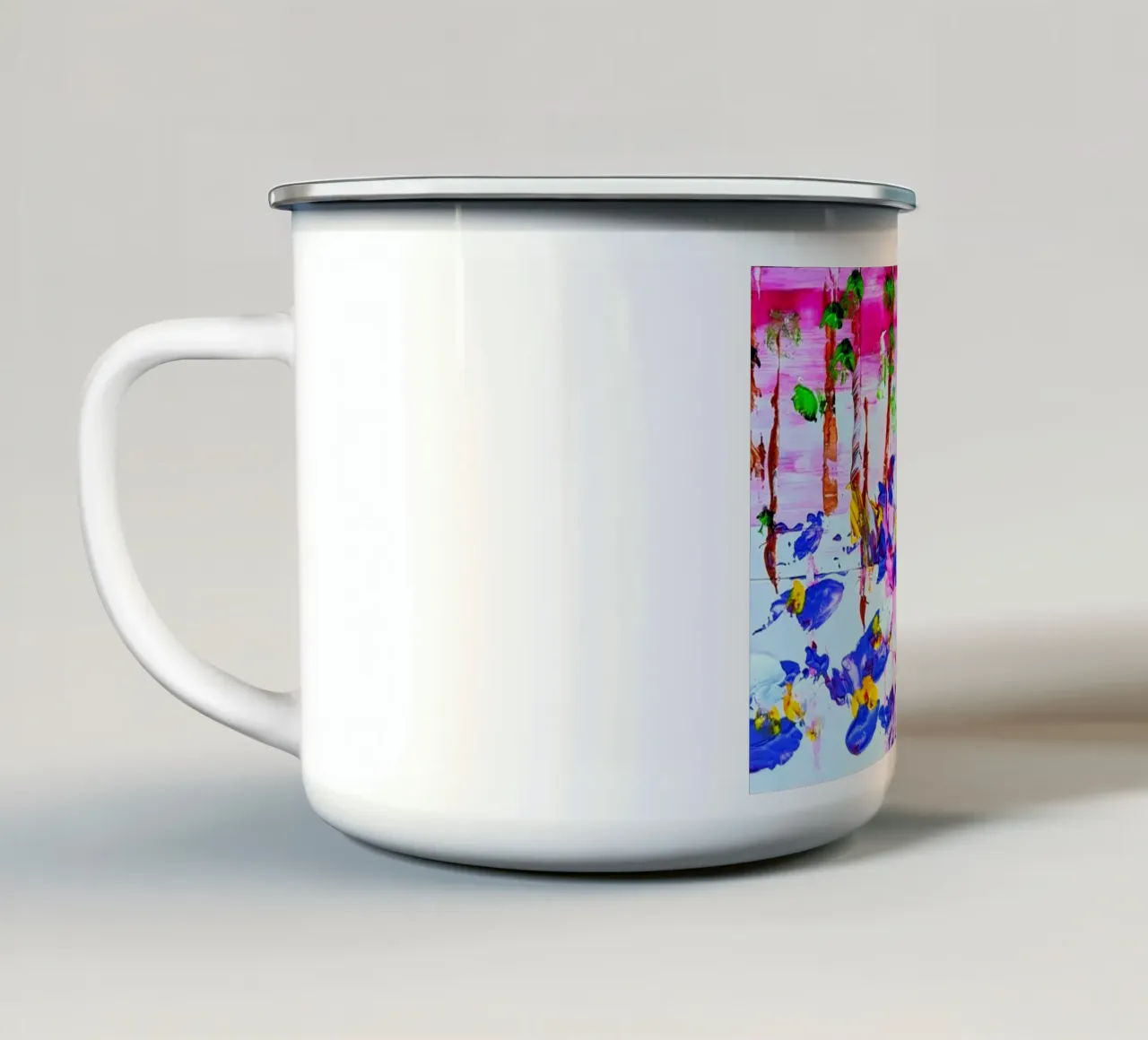 Blooming Season, upside down tazza in smalto da sum2proveDesign