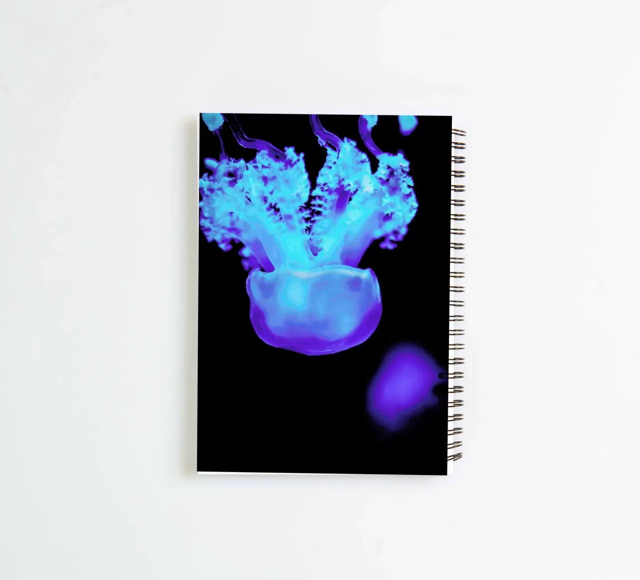 Floating Jellyfish spiral notebook by Babett Schultze