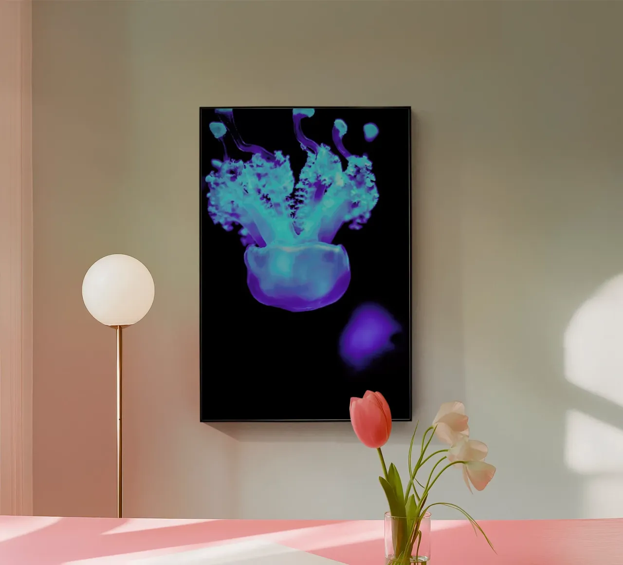 Floating Jellyfish plexiglass da Babett Schultze