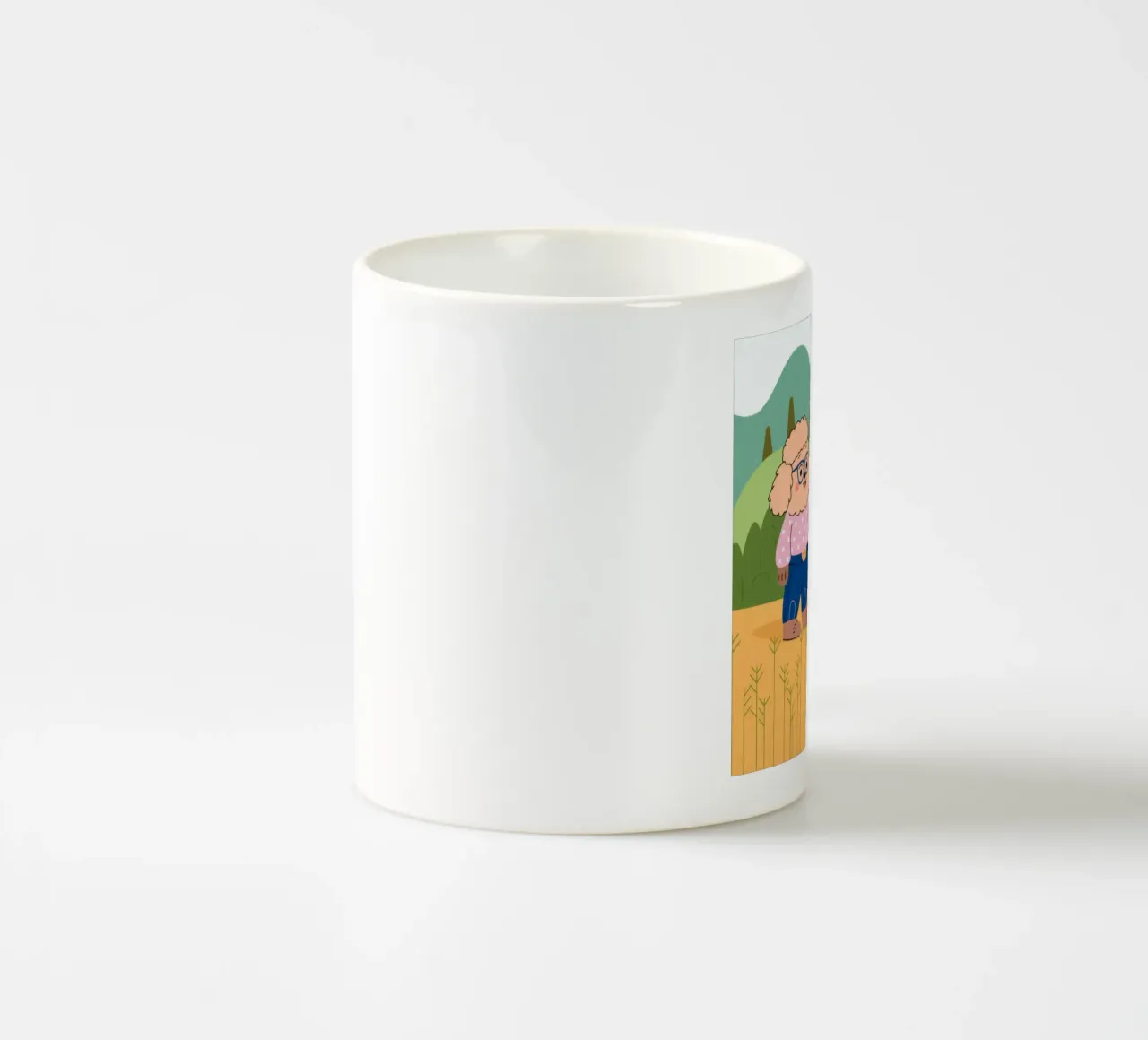 Giocare in campo con gioia tazza in ceramica da Timeless Huse