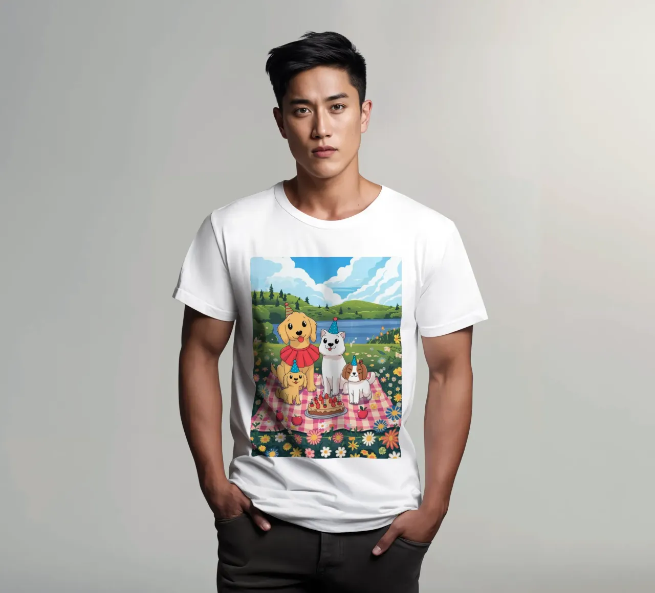 Un delizioso picnic t-shirt da Timeless Huse