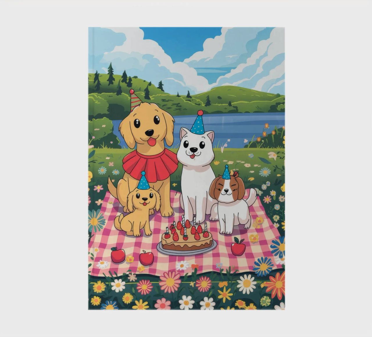 Delightful Picnic Party notebook by Timeless Huse
