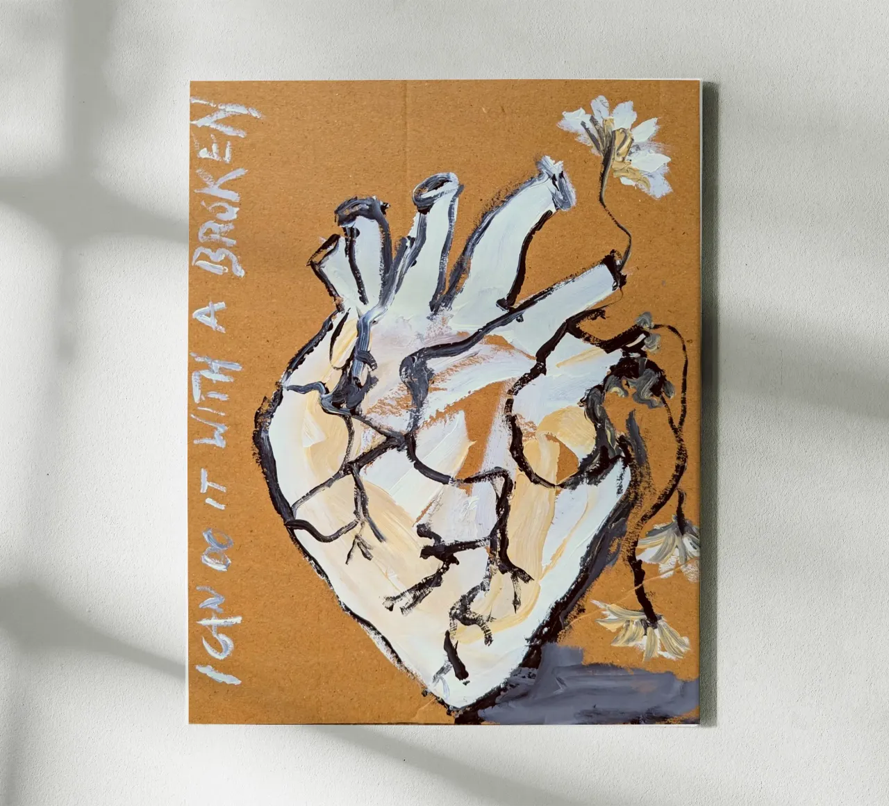 Blooming Heart 1 tela con Cornice a cassetta da sum2proveDesign