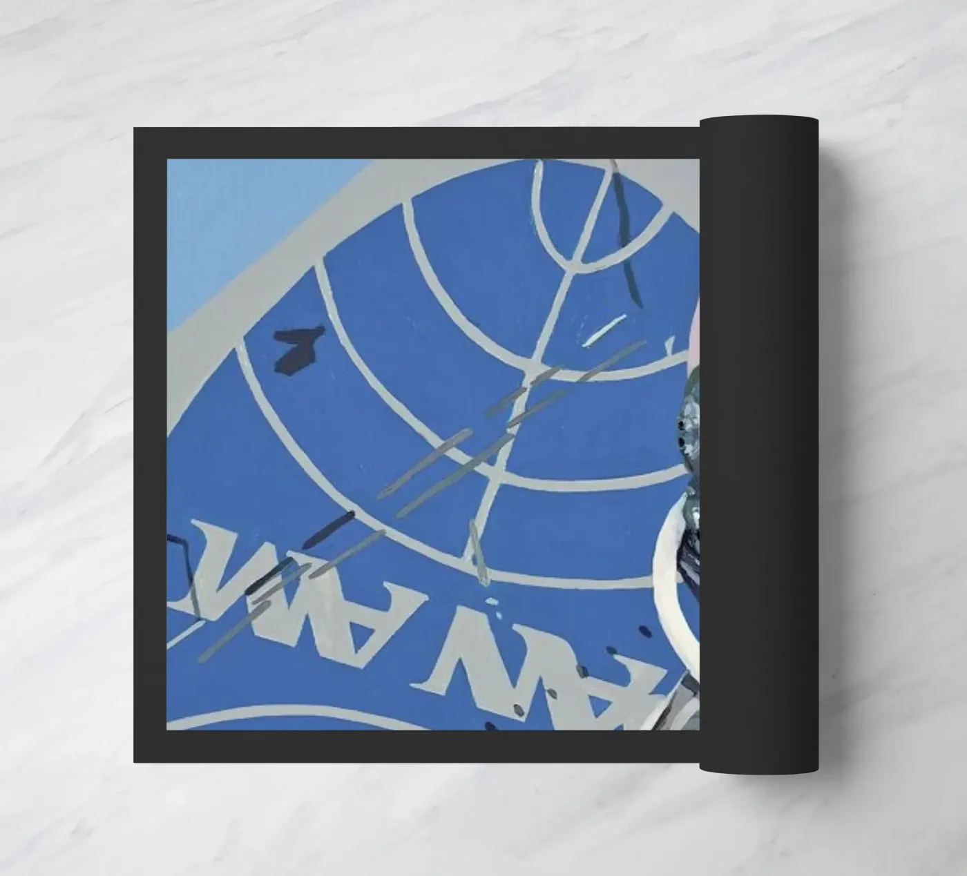 Pan Am doormat by Scott Listfield