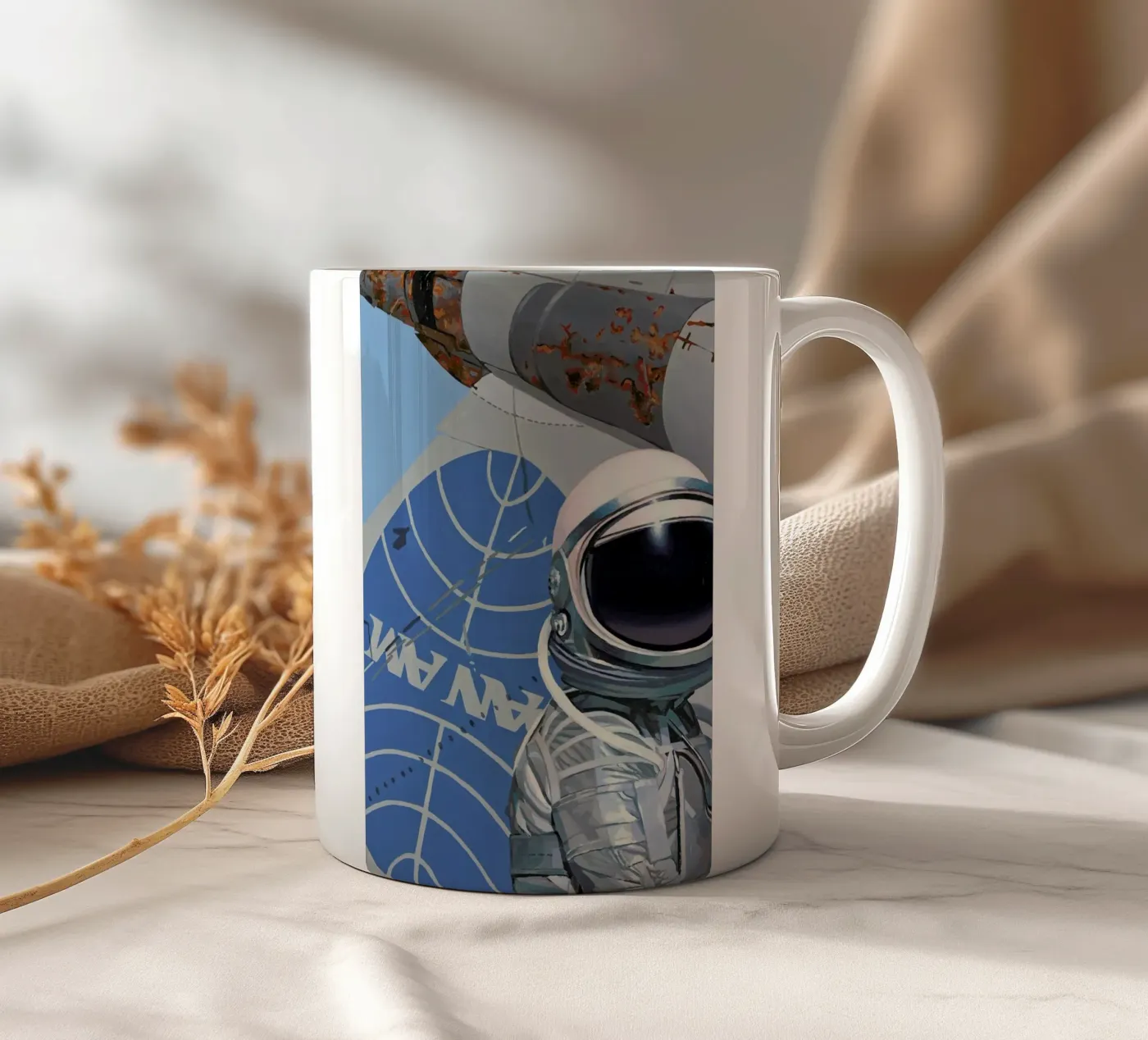 Pan Am ceramic mug by Scott Listfield