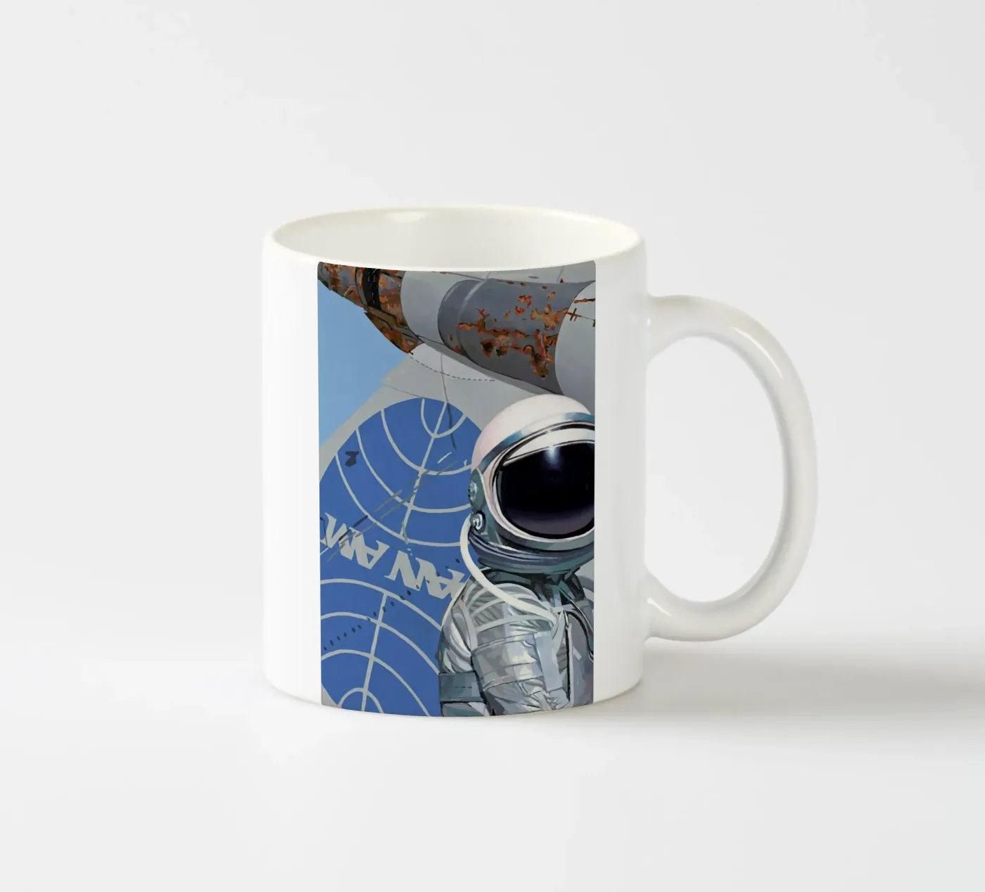 Pan Am ceramic mug by Scott Listfield