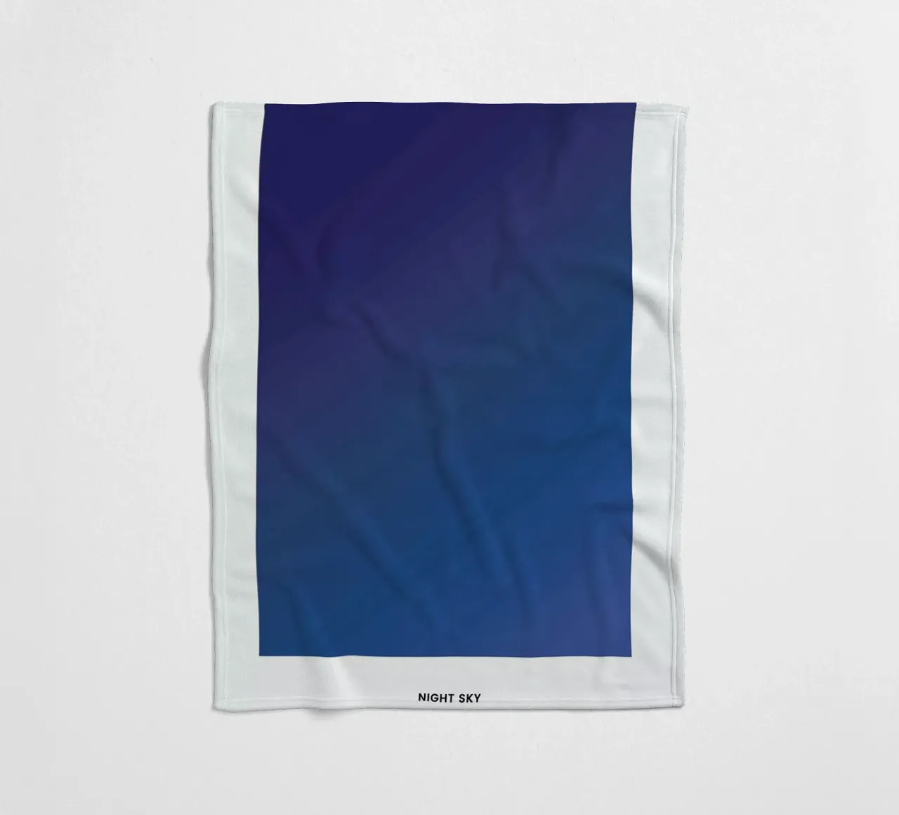Night Sky fleece blanket by daylight design studio