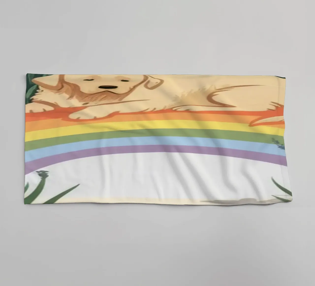 Verwunschener Regenbogenpfad Handtuch von Timeless Huse