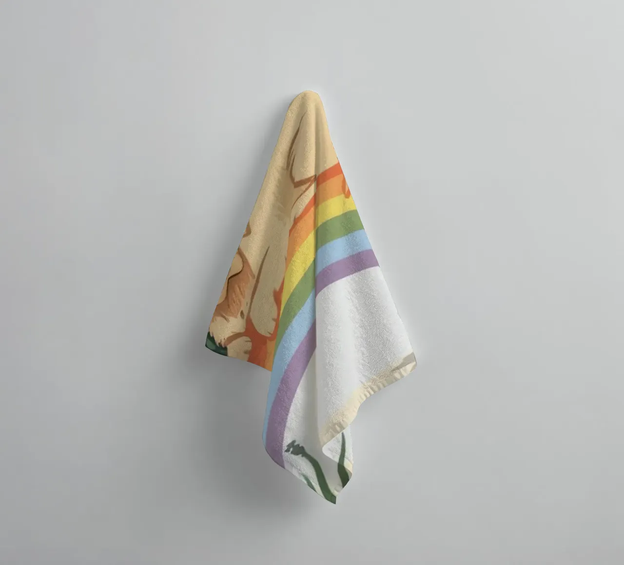 Enchanted Rainbow Path towel by Timeless Huse