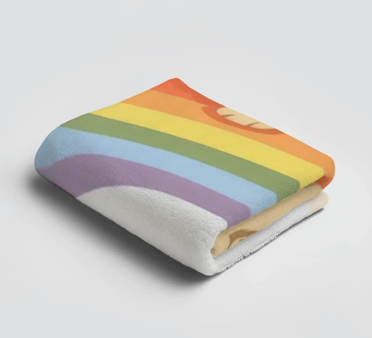 Verwunschener Regenbogenpfad Handtuch von Timeless Huse