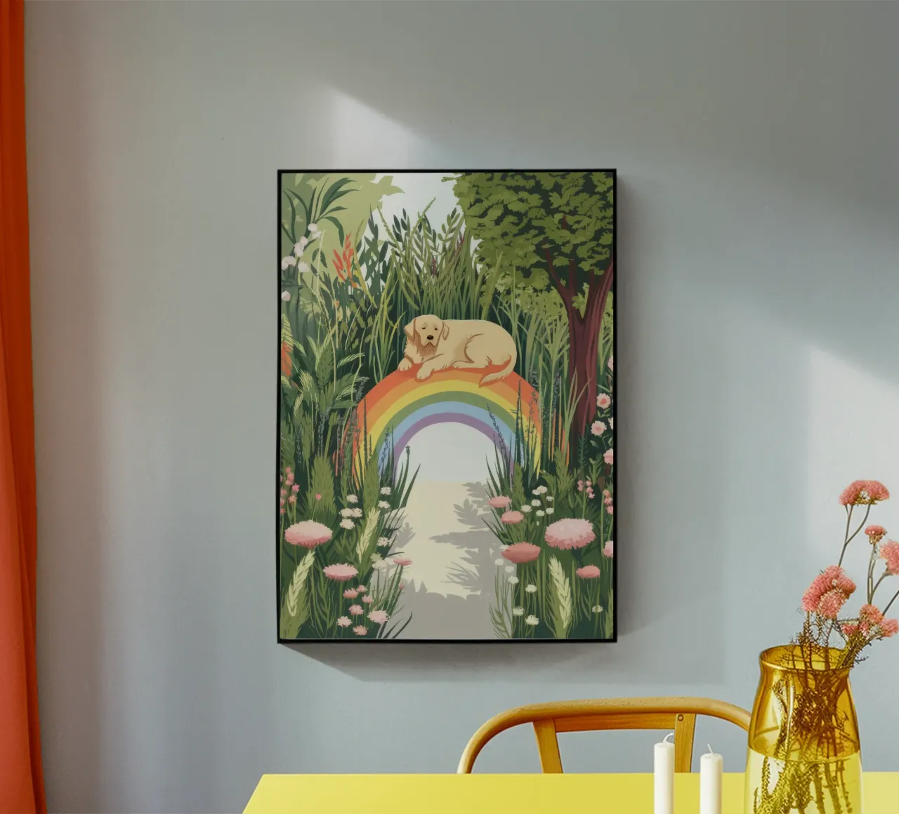 Sendero encantado del arco iris metacrilato de Timeless Huse