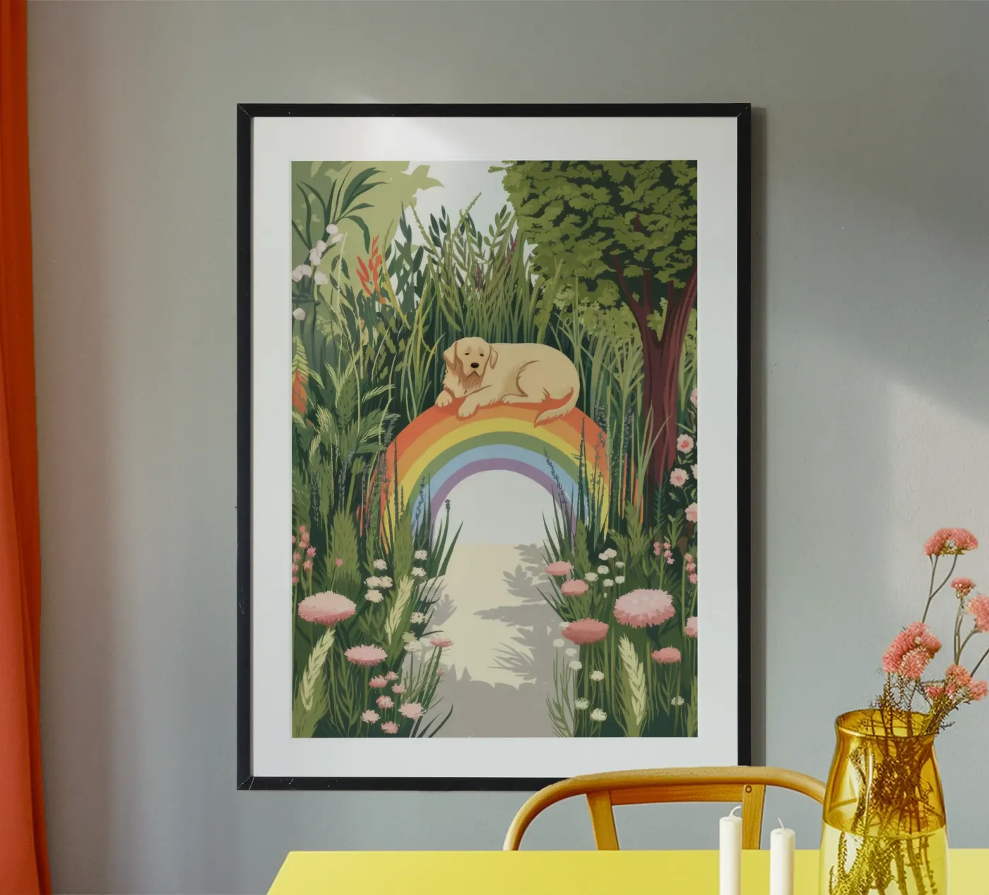 Enchanted Rainbow Path poster by Timeless Huse