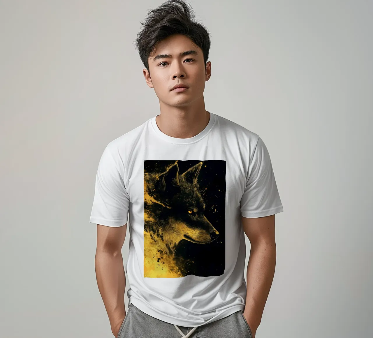 Lupo d'oro t-shirt da Justyna Jaszke JBJart