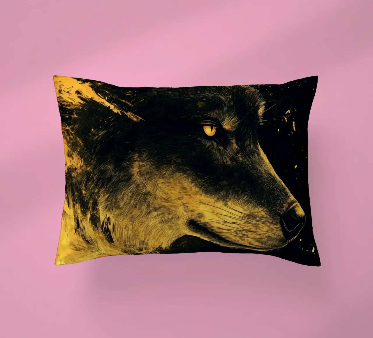 Lupo d'oro cuscino da Justyna Jaszke JBJart