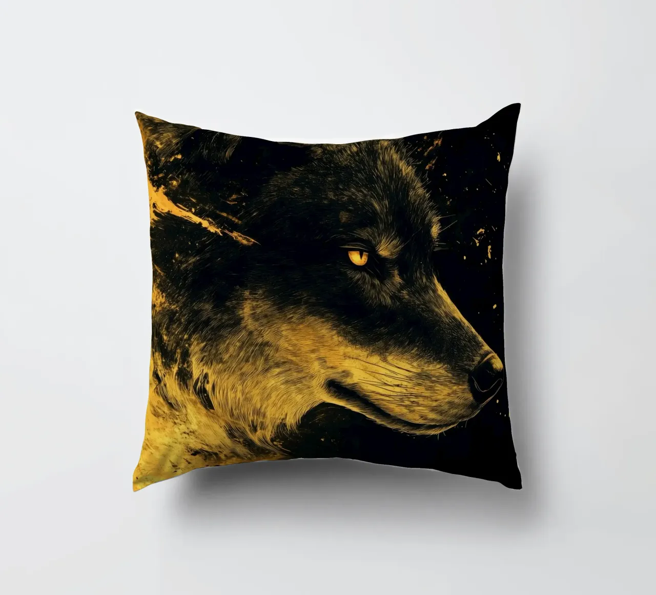Lupo d'oro cuscino da Justyna Jaszke JBJart