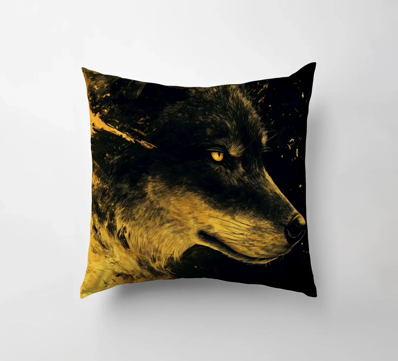 Lupo d'oro cuscino da Justyna Jaszke JBJart