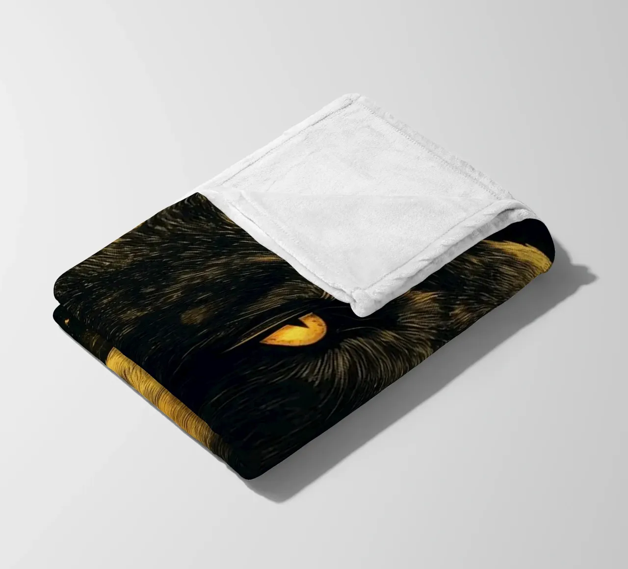 Lupo d'oro coperta in pile da Justyna Jaszke JBJart