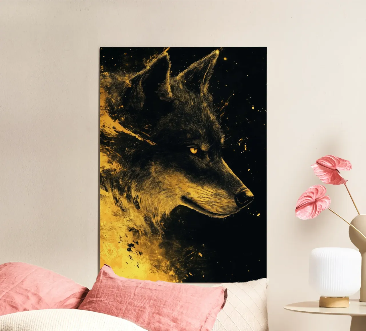 Lupo d'oro carta hahnemühle da Justyna Jaszke JBJart