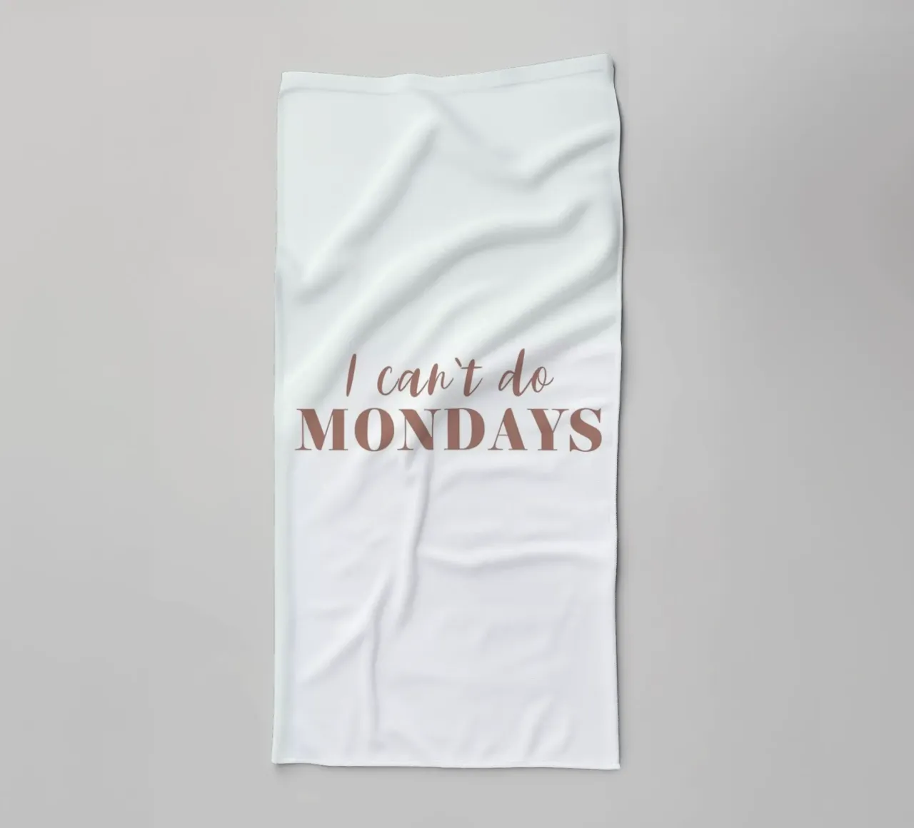 I can't do Mondays asciugamano da bagno da Ayleen
