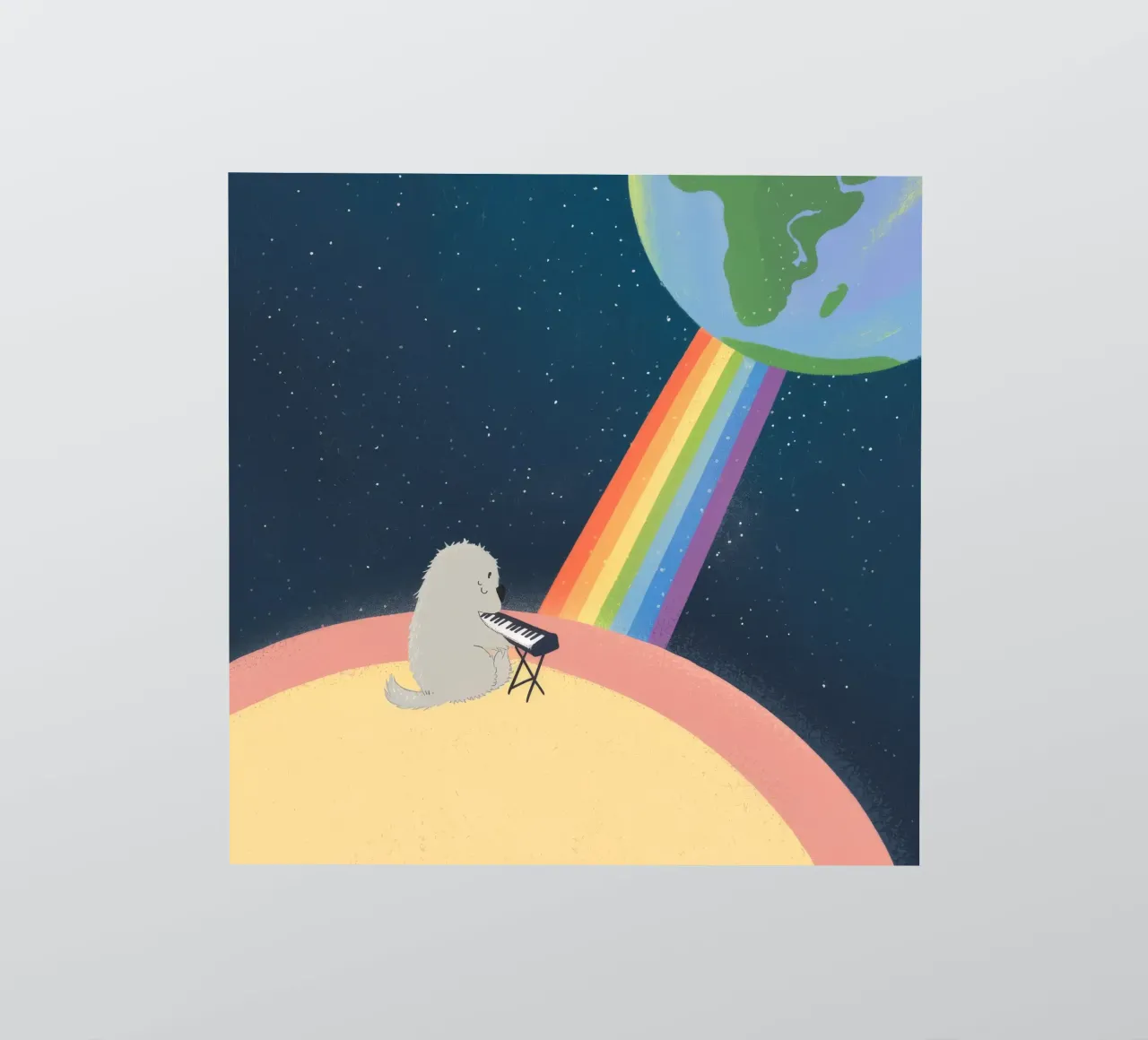 Cosmic Rainbow Journey sticker by Timeless Huse