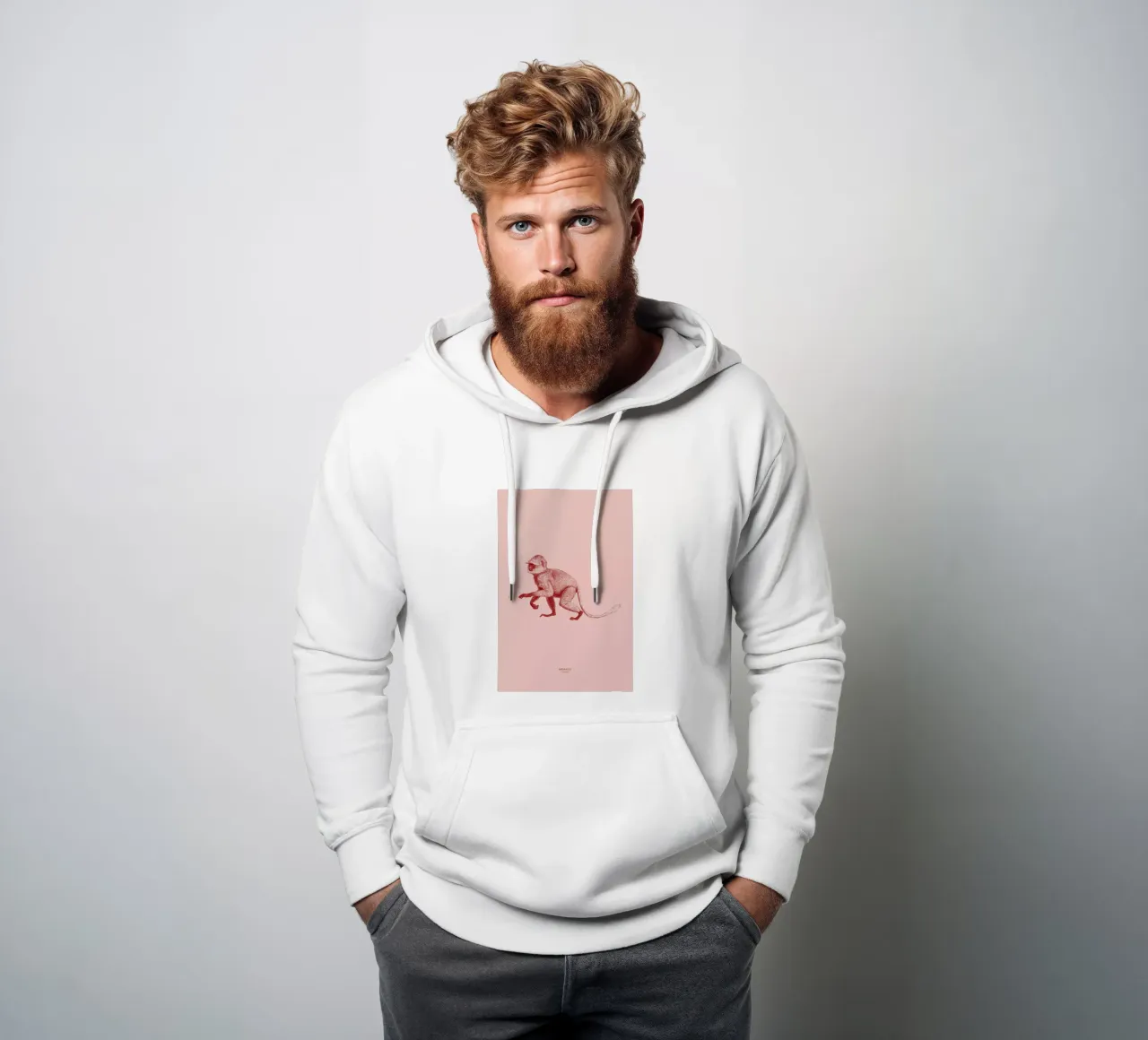 Monkey II felpa con cappuccio da Flora & Fauna