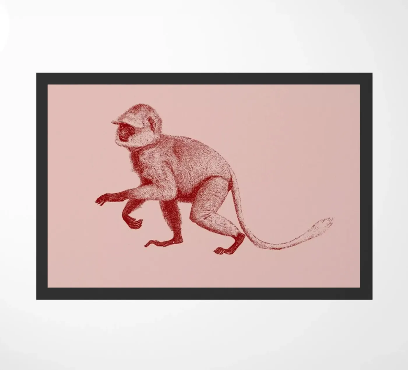 Monkey II deurmat van Flora & Fauna