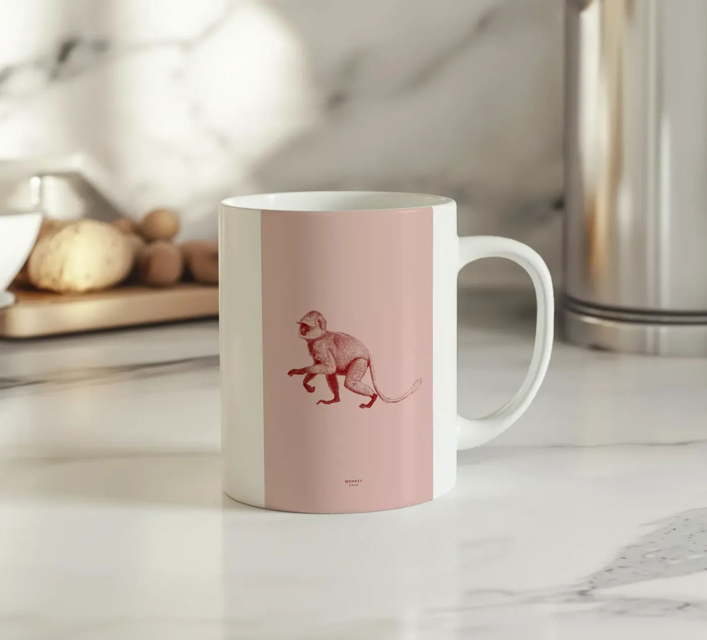 Monkey II ceramic mug by Flora & Fauna