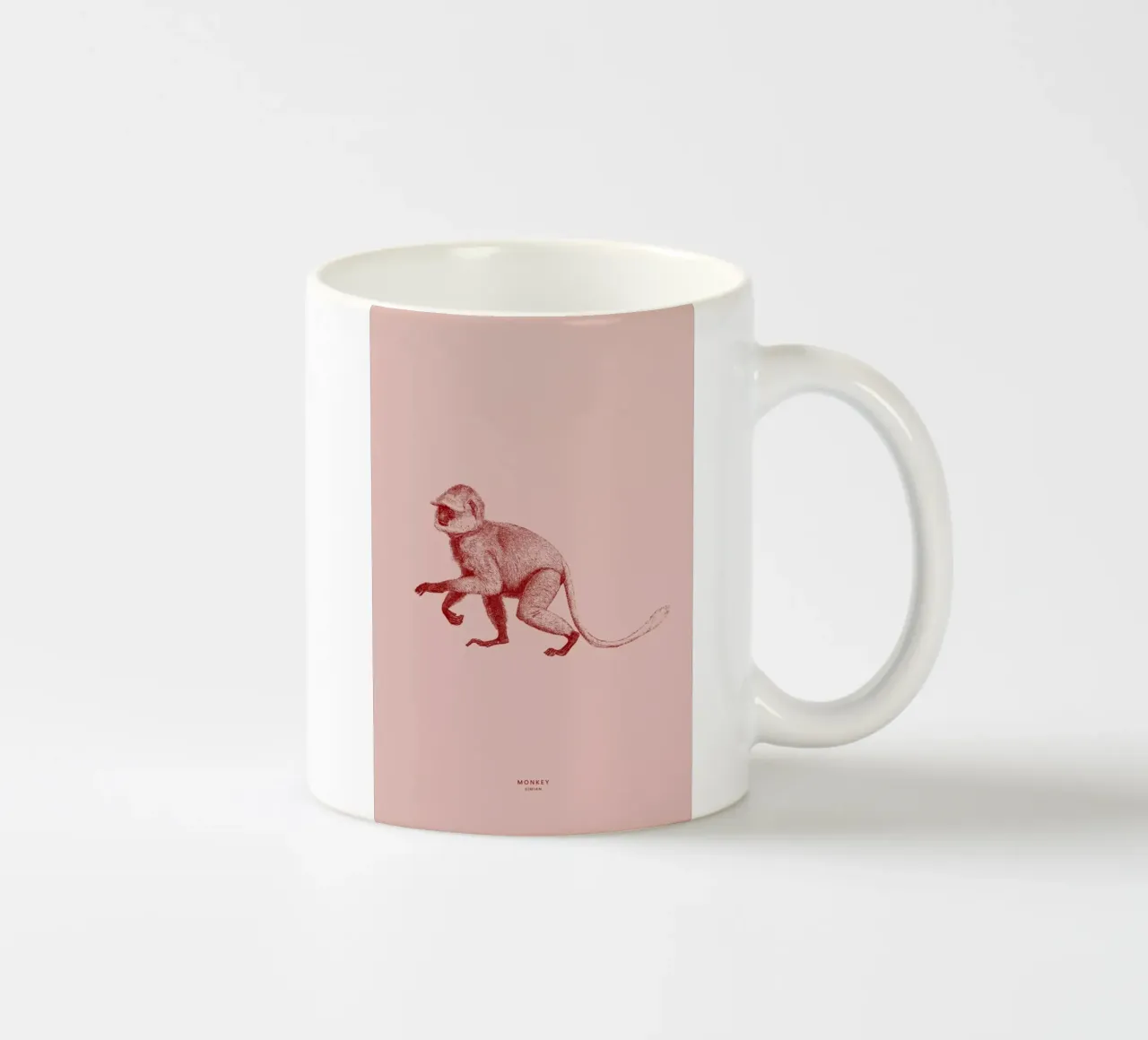 Monkey II tazza in ceramica da Flora & Fauna
